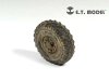 E.T. Model ER35-014 Czech Republic 152mm ShkH vz.77 DANA Weighted Road Wheels For HOBBYBOSS 85501 1/35